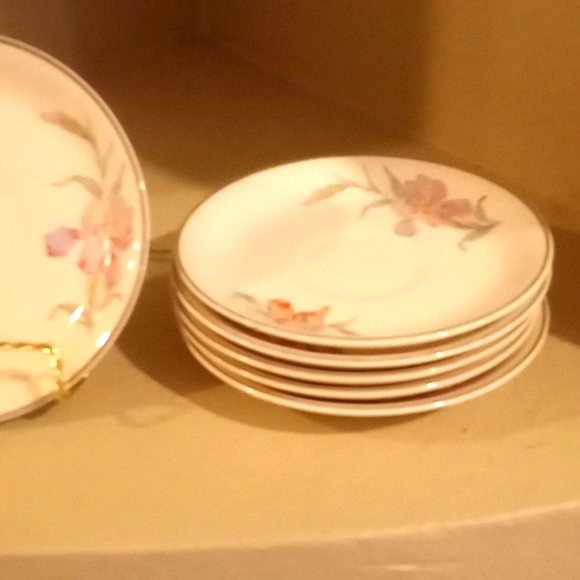 Vintage Universal Cambridge Iris Saucer Bundle - 11 - 5.75"  Saucer Plates - Picture 4 of 11